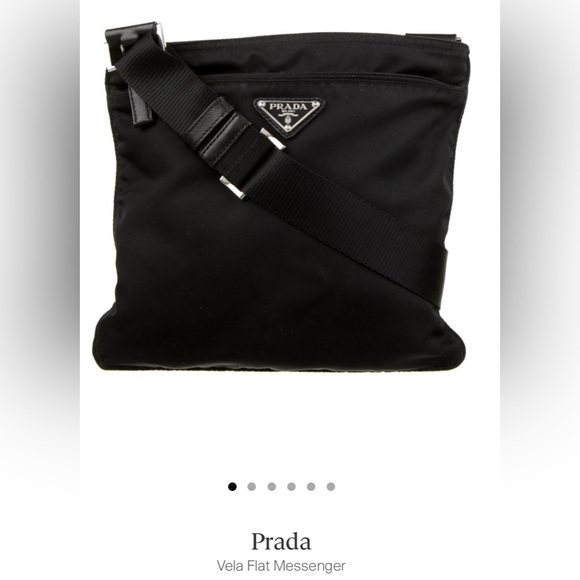Authentic Prada Vela Nylon Messenger Crossbody Bag - Picture 1 of 7